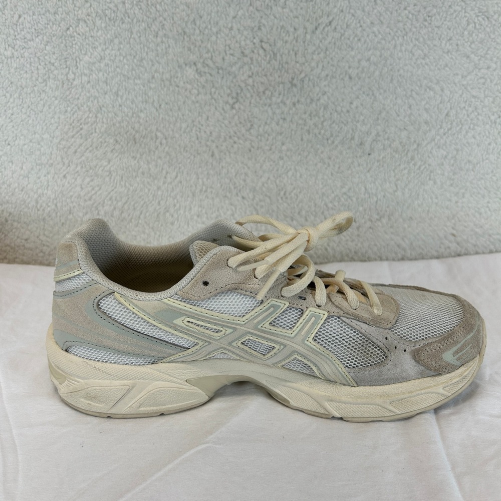 ASICS GEL-1130 White‎ Birch Cream Retro Running Shoes 1202A163-100 Womens 8.5 - Picture 9 of 15